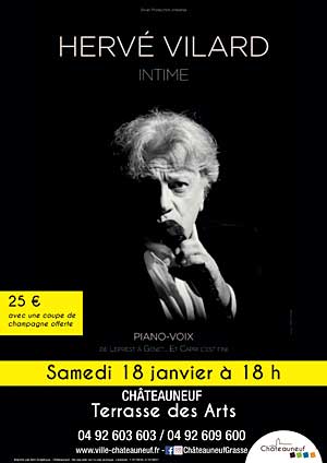 Concert exceptionnel : Hervé Vilard « Intime »