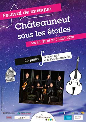 Festival Châteauneuf sous les Étoiles : Félicien Brut  et le Pari des Bretelles