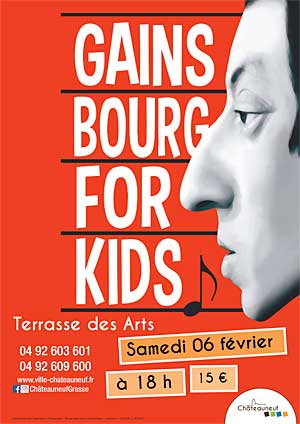 [Reporté] Spectacle chansons : « Gainsbourg For Kids» 