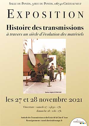 Exposition « Histoire des transmissions à travers un siècle d'évolution des matériels »