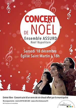 [Annulé] Concert de Noël : Noël Napolitain  Ensemble ASSURD
