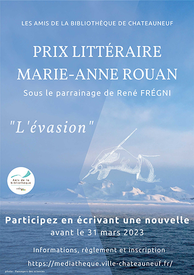 Remise du Prix littéraire Marie-Anne Rouan