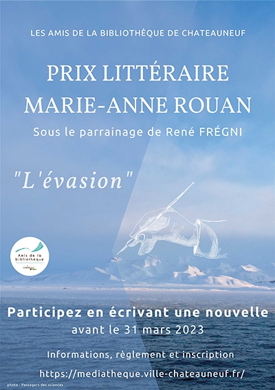 Remise du Prix littéraire Marie-Anne Rouan