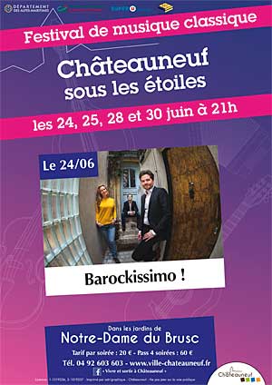 Festival Châteauneuf sous les Étoiles : Barockissimo !