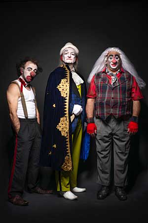 Spectacle « 3 Clowns » par la compagnie Les bleus de travail
