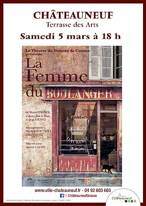 Théâtre :« La Femme du Boulanger » par la Cie Le verseau