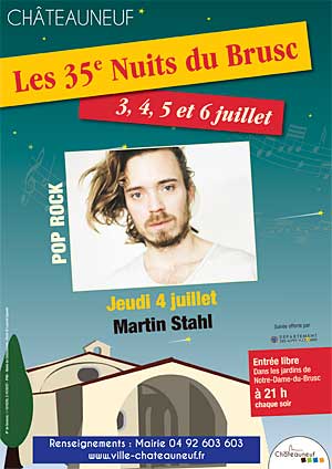 Festival « Nuits du Brusc » : Martin Stahl