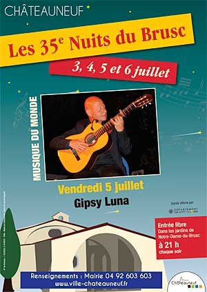 Festival « Nuits du Brusc » : Gipsy Luna