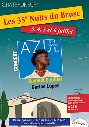 Festival « Nuits du Brusc » : Carlos Lopes