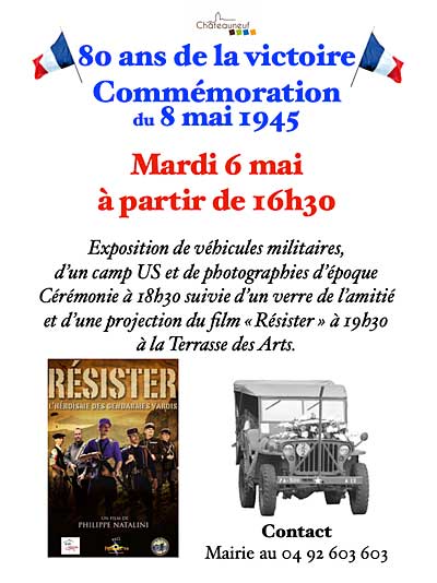 Commémoration des 80 ans de la Victoire du 8 mai 1945