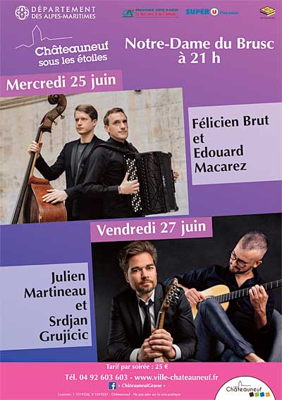 Affiche Festival  Chteauneuf sous les toiles 