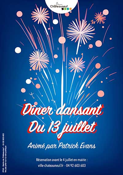 Repas dansant du 13 juillet