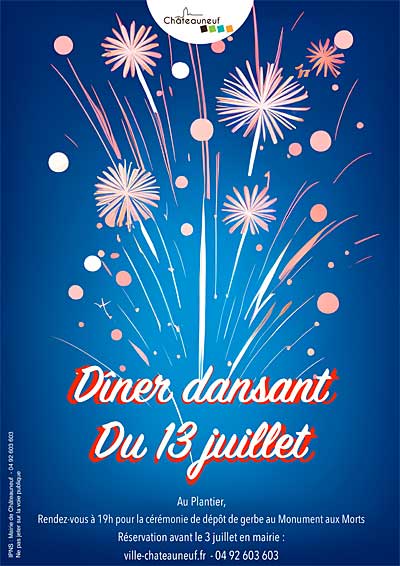 Repas dansant du 13 juillet