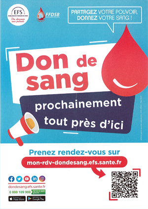 Affiche Don du sang